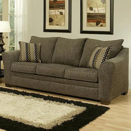 Contemporary Three Seat Sleeper Sofa